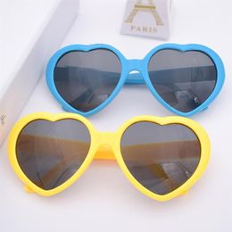 Sun Glasses Peach Heart Sunglasses eyewear Kids Adults Children Women Men Heartshaped Glasses for Beach3498058294i