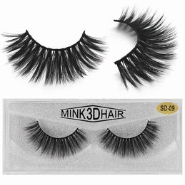 3D Mink False Eyelashes Eyes Makeup Handmade mink handmade natural 3D models Lashes eyelash manufacturers
