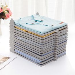 Storage Drawers 5PCS Multifunctional Clothes Folding Board Adults Kids Save Time Magic Fast Speed T Shirt Easy Fold Organizer Disposable 230615