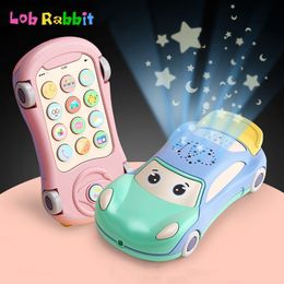 ElectricRC Animals Baby Cartoon Musical Mobile Phone Educational Toy Music Light Projection for Toddlers Kids Montessori Electronic Vocal Toys 230616