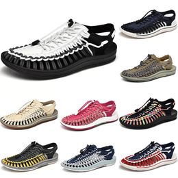 Woven Man Casual Schuhe 2023 Mehrfarbig Weiß Blau Beige Rosa Braun Gelb Schwarz Rot Herren Trainer Outdoor Sport Turnschuhe Farbe96848397302038786401