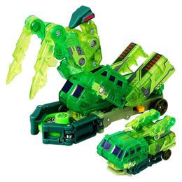 Transformation toys Robots Wild Violence Transformation Anime Action Figure Robot Burst Deformation Car Beast 360° Flip Capture Chip Kids Toys 230616