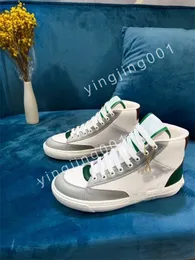 2023 Fashion White Black Leather Calfskin Sneakers Shoe Comfort Outdoor Trainers Womens and men Casual Walking size35-46