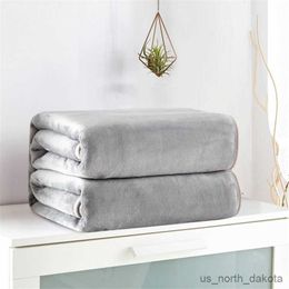 Blanket Blanket Fluffy Soft Sofa Bed Bedspread Solid Color Fleece Plush Throw Blanket For Beds R230617