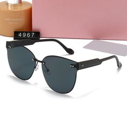 MIU 4967 Women's Designer Sunglasses Art Retro Fashion Men's Sunglasses Men's Fashion Outdoor Classic Style Glasses Unisex Goggles Sports Driving