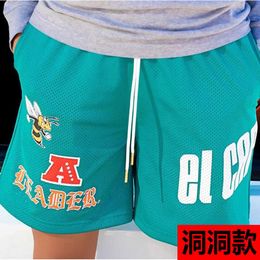 Shorts Masculino Shorts de Malha 2022 Masculino Feminino EL CAPITAN Calças Curtas Esportivas Verão Malha Respirável Shorts Clássicos de Ginásio Shorts de Basquete Roupa de Praia L230520