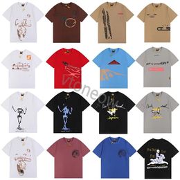 2023 Mens T-shirt Travis Mocha Shirts Sneaker Match Sail Astroworld Cotton Graphic Men's T Shirt=