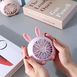 Electric Fans Mini Desktop Fans With Light Outdoor Travel USB Rechargeable Office Portable Electric