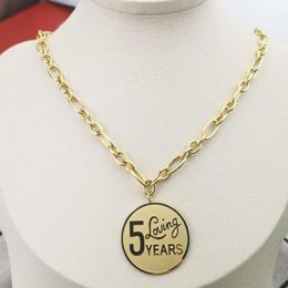 Chains 2023 Fashion Goddess Luxury Necklace Women Jewellery Steel
