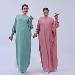 Ethnic Clothing Abayas For Women Muslim One-piece Prayer Long Dresses Dubai Modest Robe Elegant Islamic Turkey Kaftan Moroccan Caftan Plus