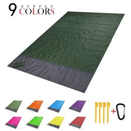 Camp Furniture Waterproof Camping Mat Beach Blanket Outdoor Portable Lightweight Mattress Picknic Tourism Ground Carpet Folding Tent 230617