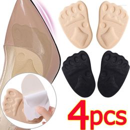 Women Socks Half Insoles For Shoes Inserts Forefoot Insert Non-slip Sole Cushion Reduce Shoe Size Filler High Heels Pain Relief Pads