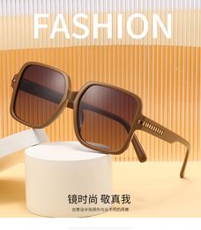 Designer Brand miu Sunglasses 4945 Square Trendy Women's Sunscreen Versatile Foreign Temperament Polarised UV Proof Strong Light Ultra Light Glasses