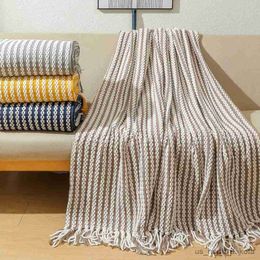 Blanket Nordic Knitted Blanket Sofa Bed Decorative Bed Blanket Sofa Office Throw Blanket Soft Towel Bed R230617