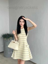 Urban Sexy Dresses Designer Women's Brand dress Women new sexy dinner autumn winter ladies classic fashion spring top-grade tweed skirt birthday Christmas gift P2NI