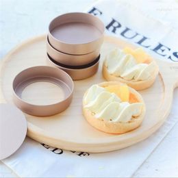 Baking Moulds Wood Egg Tart Pusher Double Side Tamper Pastry Wooden Eggtart Mould For Round Pie Bottom