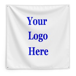 Banner Flags Custom Square Flag Double Sided Printing Company Promotion Advertising Home Decoration 100D Polyester Tapestry 230616