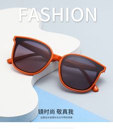 Luxury Brand MIU Sunglasses 4955 Square Trendy Women's Sunscreen Versatile Foreign Temperament Polarised UV Proof Strong Light Ultra Light Glasses