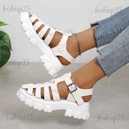 Sandals Designer Women Monolith Roman Foam Rubber Platform Padded Nappa Leather Lug Tread Slides Luxury Bread Slippers Summer Cutout Buckle Beach Shoes T230617