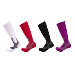 Sports Socks Nylon Pressure Men Women Compression Adult Korean Version Online Celebrity Cycling Thigh High Basketball