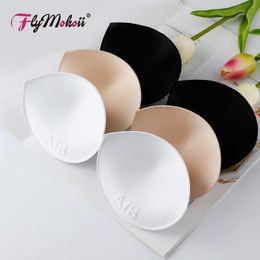 Breast Pad 10 Pairs/Lot Sexy Women Sponge Bra Pad Chest Cups Breast Enhancer Push Up Bikini Inserts Invisible Thick Bra Pads for Swimsuit 230616