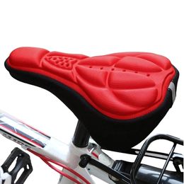 Bike Saddles 1PCS Bicycle Saddle 3D Soft Seat Cover Comfortable Foam Cushion Cycling for Accessories 230617