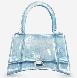 Shoulder Bags Hourglass handbag Designer Ladies shiny Crocodile embossed Chain Crossbody Bags fashion Leathers Half Moon Appearance shoulder bag2023