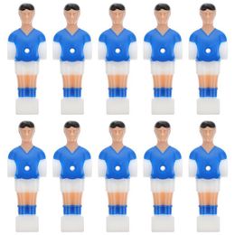 Foosball 10pcs Interesting Football Player Dolls Plastic Figures For Table Soccer Machine Football Machine Accessories 230617