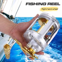 Baitcasting Reels Sougayilang Strong Trolling Fishing Reel Saltwater Freshwater Bait Casting Right Hand Spinning 230617