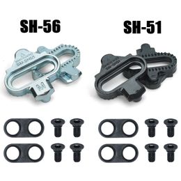 Bike Pedals SPD SM SH56 SH51 MTB Pedal Cleats Single Release MultiRelease Cleat Cycling Shoe Parts for M520 M540 M515 M505 230617