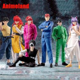 Figure giocattolo d'azione DasinGreat ToysGT YuYu Hakusho Urameshi Yuusuke Yoko Kurama Jaganshi Hiei Kuwabara Kazuma SHF 112 Action Figure in PVC Disponibile 230616