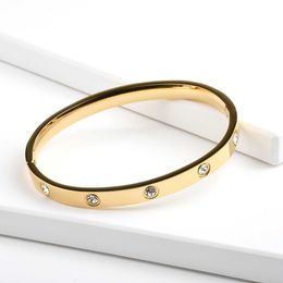 Designer charm Carter Fashion Couple Ten Diamond Titanium Bracelet Stars Full Jewellery Stainless Steel With logo category