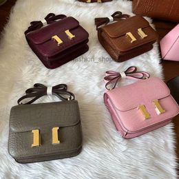 Luxury Handbags Bamboo Mini Top Handle Bags Luxuries Designers Women Diana Snake Lizard Crocodile Skin Customied Products Custom Y336o