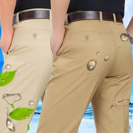 Men's Suits Arrived Men Suit Pants Groom Wedding Dress Trousers Fashion Boutique Cotton Solid Khaki Official Business