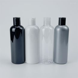 Storage Bottles 300ml 20pcs Empty Lotion Bottle With Plastic Disc Top Cap 300cc Shampoo Liquid Soap Container Cosmetic Travel Packaging