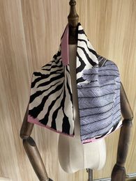 Scarves 2023 Arrival Fashion Brand Horse Silk Scarf 90 Cm Square Shawl Twill Wrap For Women Lady Hijab