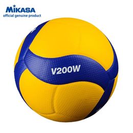 Balls Original V300W Volleyball No 5 V200W Team Womens FIVB Indoor Competition Ball Genuine 230615