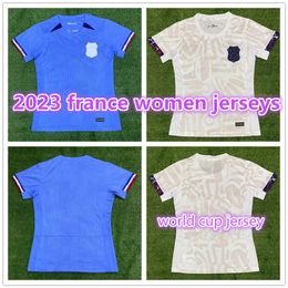 23 24 French women Soccer Jerseys 2023 2024 WORLD CUP MBAPPE GRIEZMANN BENZEMA Football Shirt 2023 2024 Women shirt S- 2XL