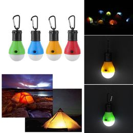 Outdoor Tent Waterproof Spherical Camping Light 3 LED Tent Lamps Portable Hook Light Mini Emergency Camping Signal Light