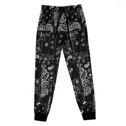 Men's Pants Printed Men's Summer With Elastic Waist Quick Dry Fabric For Casual Comfort