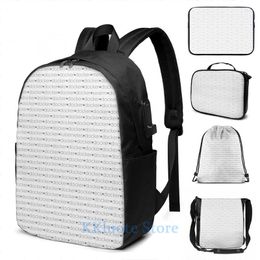 Backpack Funny Graphic Print Cult Of Docker USB Charge Men School Bags Women Bag Travel Laptop