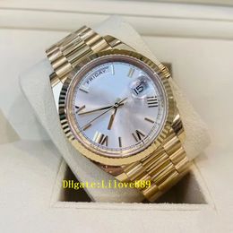 Hochwertige Herrenuhr 40 mm 18 Karat Gold Roségold 3235 Uhrwerk Automatik Herrenarmbanduhren leuchtende wasserdichte 228238 Armbanduhren