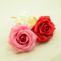 Dried Flowers 10pcs Silk Roses Artificial for Home Wedding Decoration Accessories Diy Valentine's Day Gifts Box Fake Plastic