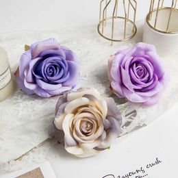 Dried Flowers 100PCS Silk Roses Wedding Bridal Accessories Clearance Household Products Christmas Decorations for Home Artificial