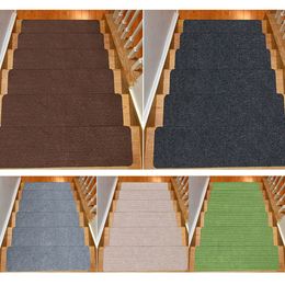 Carpets Anti-slip Soft Stair Stepping Mat Self-adhesive Water Absorption Stair Carpet Mat Protector Cover Pads Home Decor 230616