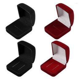 Jewellery Pouches Velvet Ring Box Engagement Wedding Storage Organiser Portable Small Cases Pendant Brooch Badge Gift