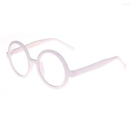 Sunglasses Frames BETSION Retro Round White Eyeglass Full-rim Oversize Eyewear Top Quality Vintage RX Glasses Optical Eyeglasses