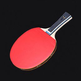 Table Tennis Raquets 1pcs Racket With Bag 7 Ply Wood Ping Pong Bat Paddle Long Handle Horizontal Grip Allround Type Pingpong Training 230616