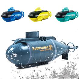 ElectricRC Boats Mini 24G RC Submarine Electric Channel Multi Function Remote Control Boat Without Camara Toys for Boy Kids Birthday Present 230616