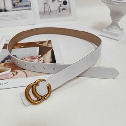 Luxury Designer Belt Vintage Pin Needle Buckle Designers Beltss Classic Solid Colour Gold Letter Belts for Women 8 Width 3.0 Cm Size 95-115 Casual Nicekzy9